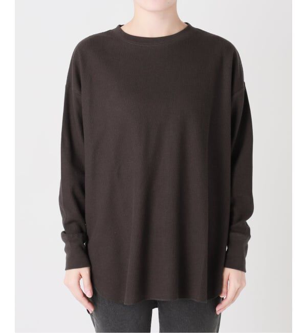 JOURNAL STANDARD relume「《追加2》TCワッフルオーバーサイズロングスリーブTシャツ」|Tシャツ・カットソー|