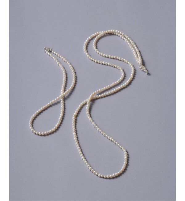 Lilas by Spick&Span「ポテトパール38cmネックレス SV」|ネックレス|