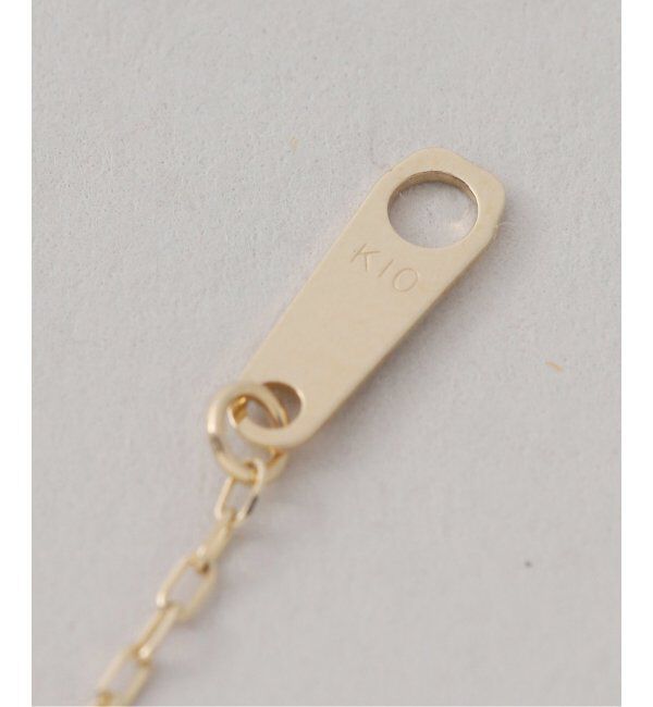 Lilas by Spick&Span「《WEB限定》7ダイヤステーション40cmネックレス K10」|ネックレス|