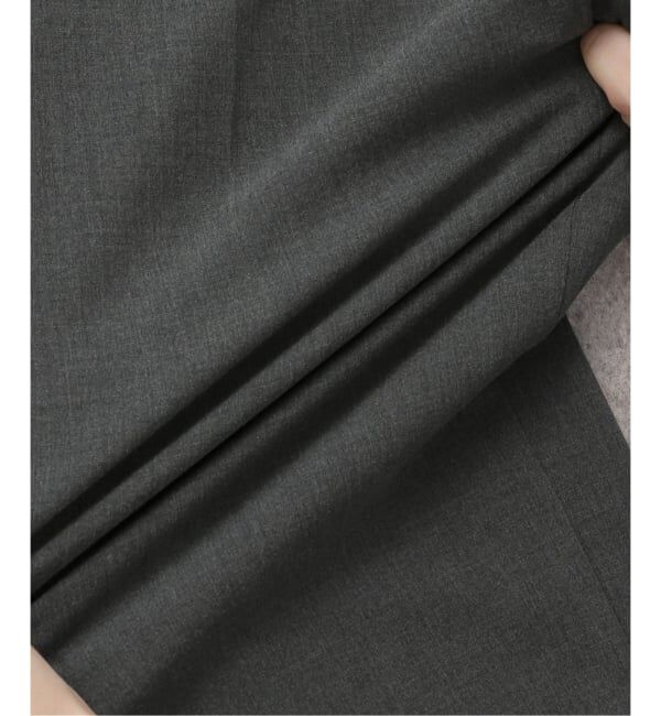 U by SPICK&SPAN「《追加2》2WAYトロタックイージーワイド」|スラックス|