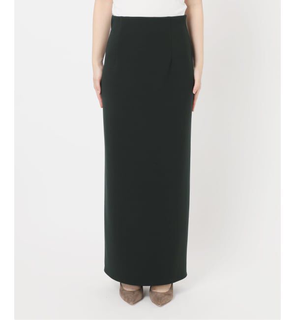 NOBLE「《追加》【洗える】コンフォートジャージーライクタイトスカート 5」|スカート|