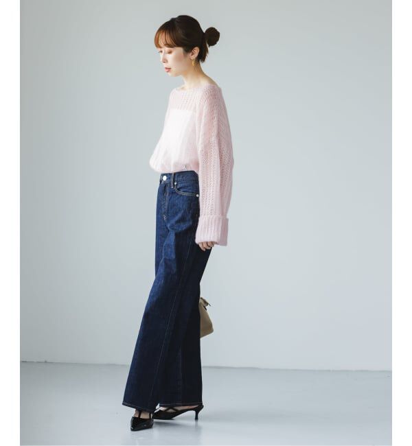 NOBLE「モヘヤウールシアープルオーバー」|ニット・セーター|