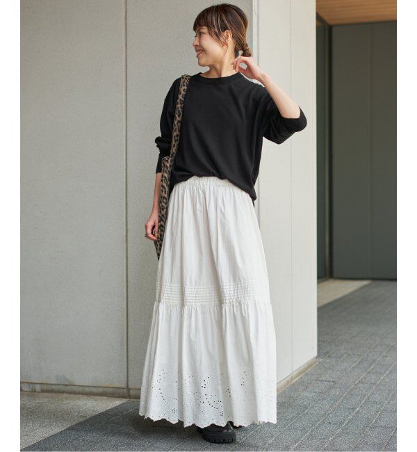 Spick and Span「《手洗い可 / 追加》18G クルーネックプルオーバー」|ニット・セーター|