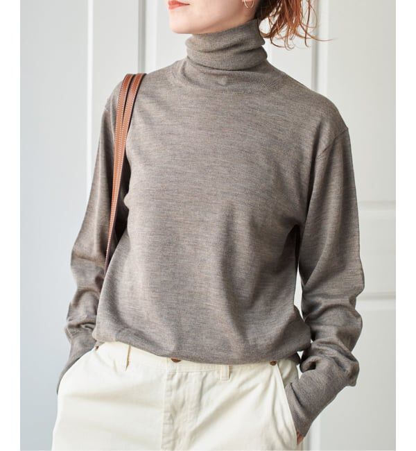 手洗い可 / 追加》18Gタートルネックプルオーバー（Spick and Span