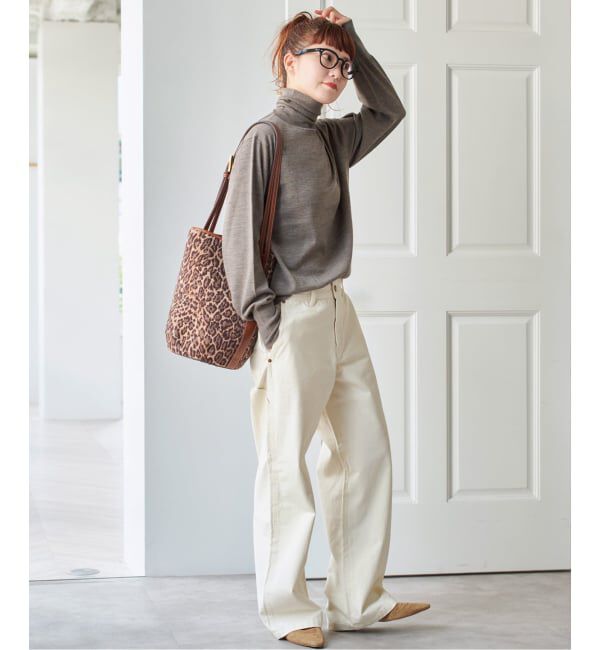 Spick and Span 18Gタートルネックプルオーバー ベージュ 手洗い可 / 追加》18Gタートルネックプルオーバー（Spick and Span