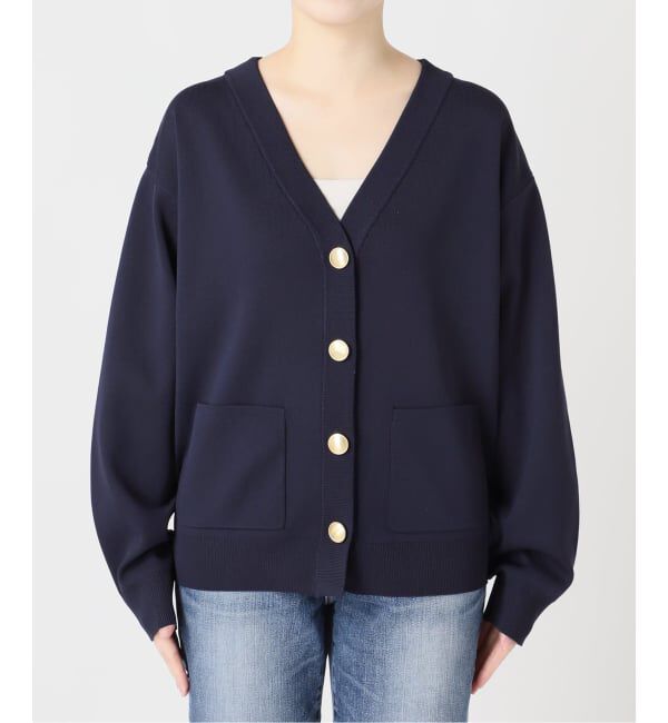 Spick and Span「《一部店舗+WEB限定/追加予約》ウォッシャブルVネックカーディガン」|カーディガン|