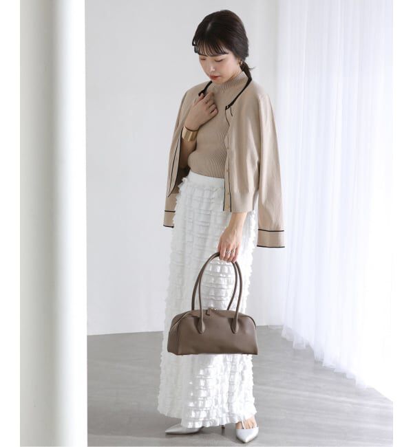  「《予約》【洗える】ウォッシャブルアンサンブルカーディガン」|ニット・セーター|