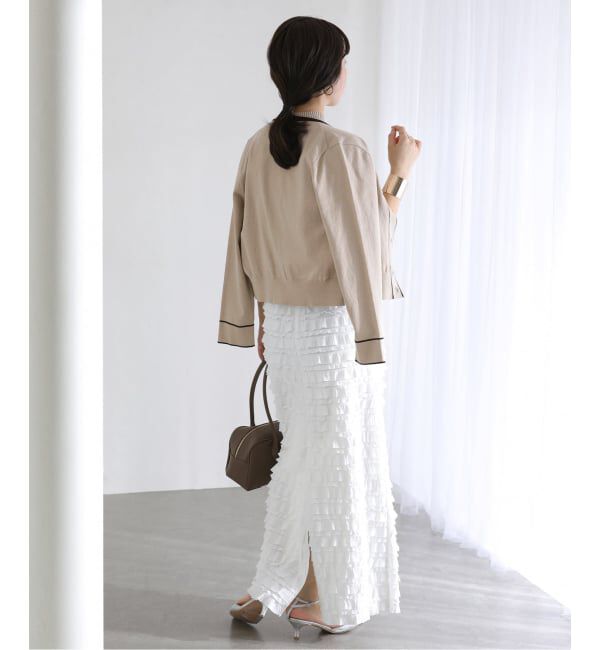  「《予約》【洗える】ウォッシャブルアンサンブルカーディガン」|ニット・セーター|