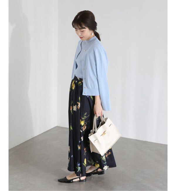  「《予約》【洗える】ウォッシャブルアンサンブルカーディガン」|ニット・セーター|