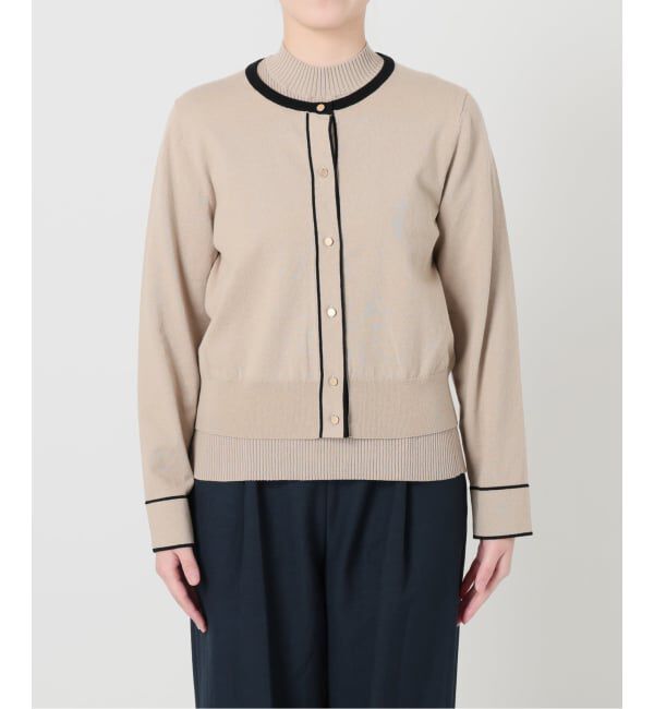  「《予約》【洗える】ウォッシャブルアンサンブルカーディガン」|ニット・セーター|