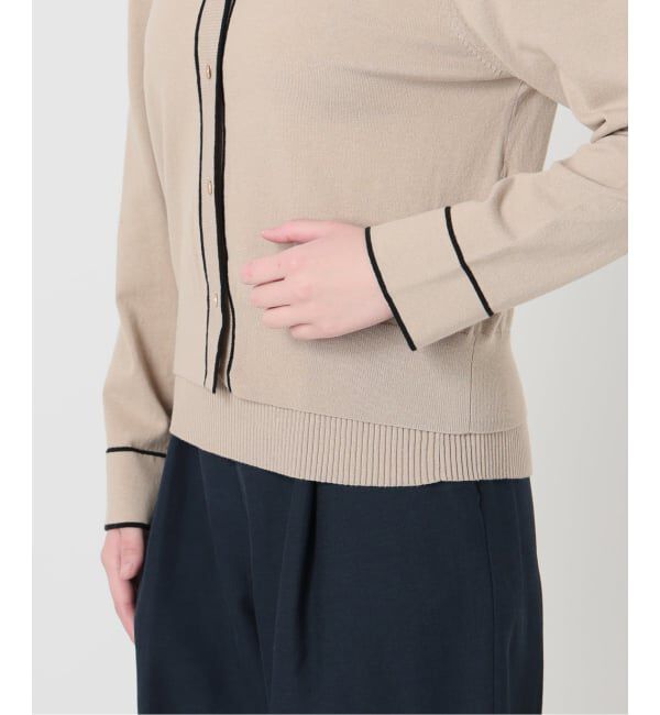  「《予約》【洗える】ウォッシャブルアンサンブルカーディガン」|ニット・セーター|