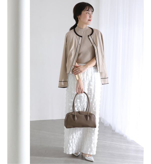  「《予約》【洗える】ウォッシャブルアンサンブルカーディガン」|ニット・セーター|