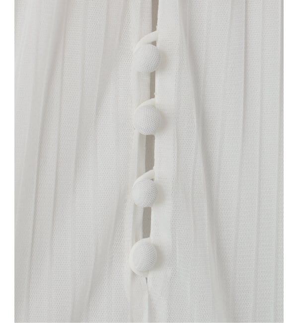  「《予約》【洗える】2wayチュールプリーツブラウス」|シャツ・ブラウス|