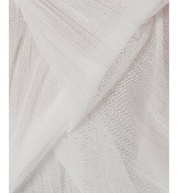  「《予約》【洗える】2wayチュールプリーツブラウス」|シャツ・ブラウス|