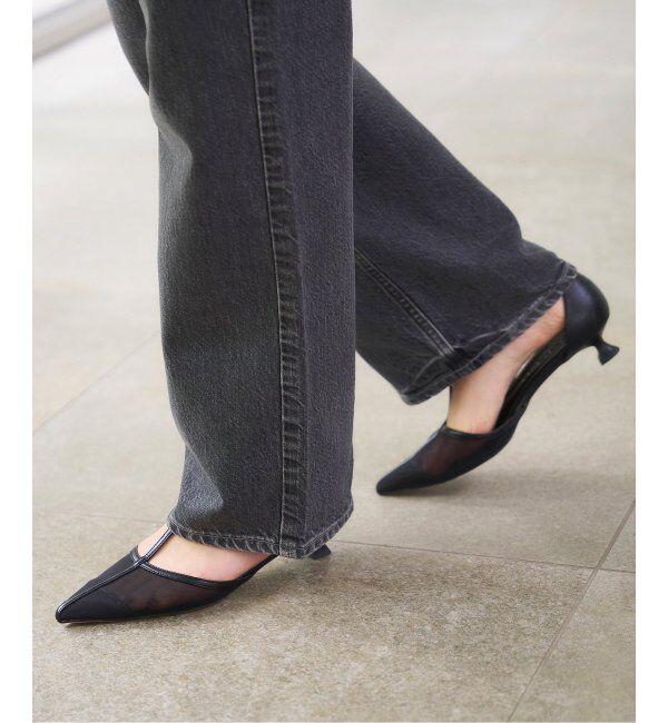  「《追加》3.5cmTストラップシアーパンプス」|パンプス|