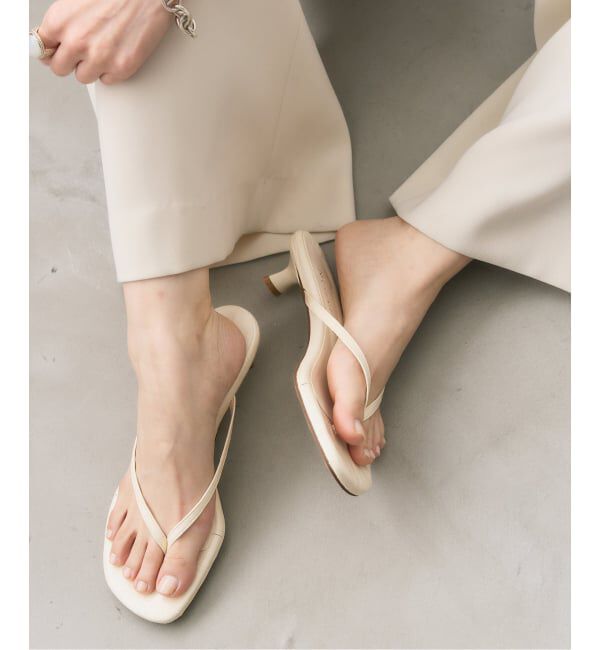  「《予約》3.5cmトングサンダル」|サンダル|