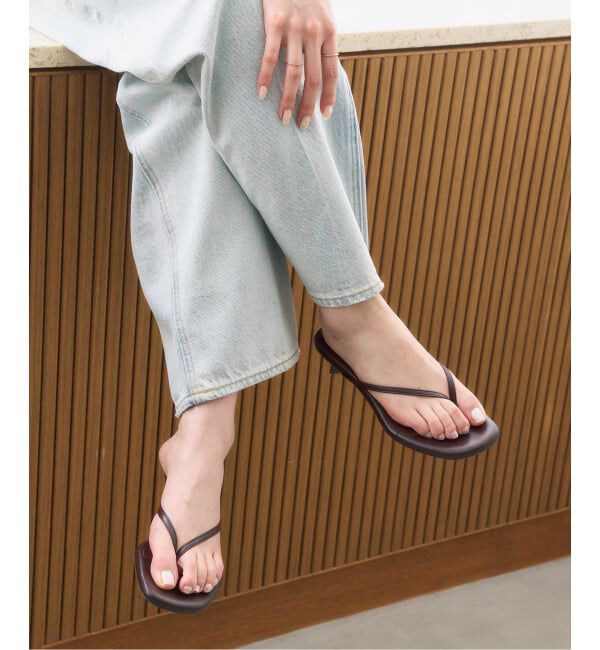  「《予約》3.5cmトングサンダル」|サンダル|
