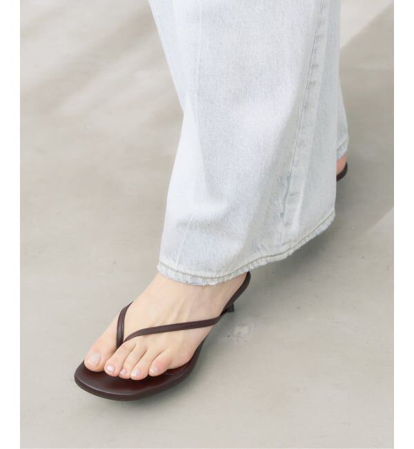  「《予約》3.5cmトングサンダル」|サンダル|ブラウン A