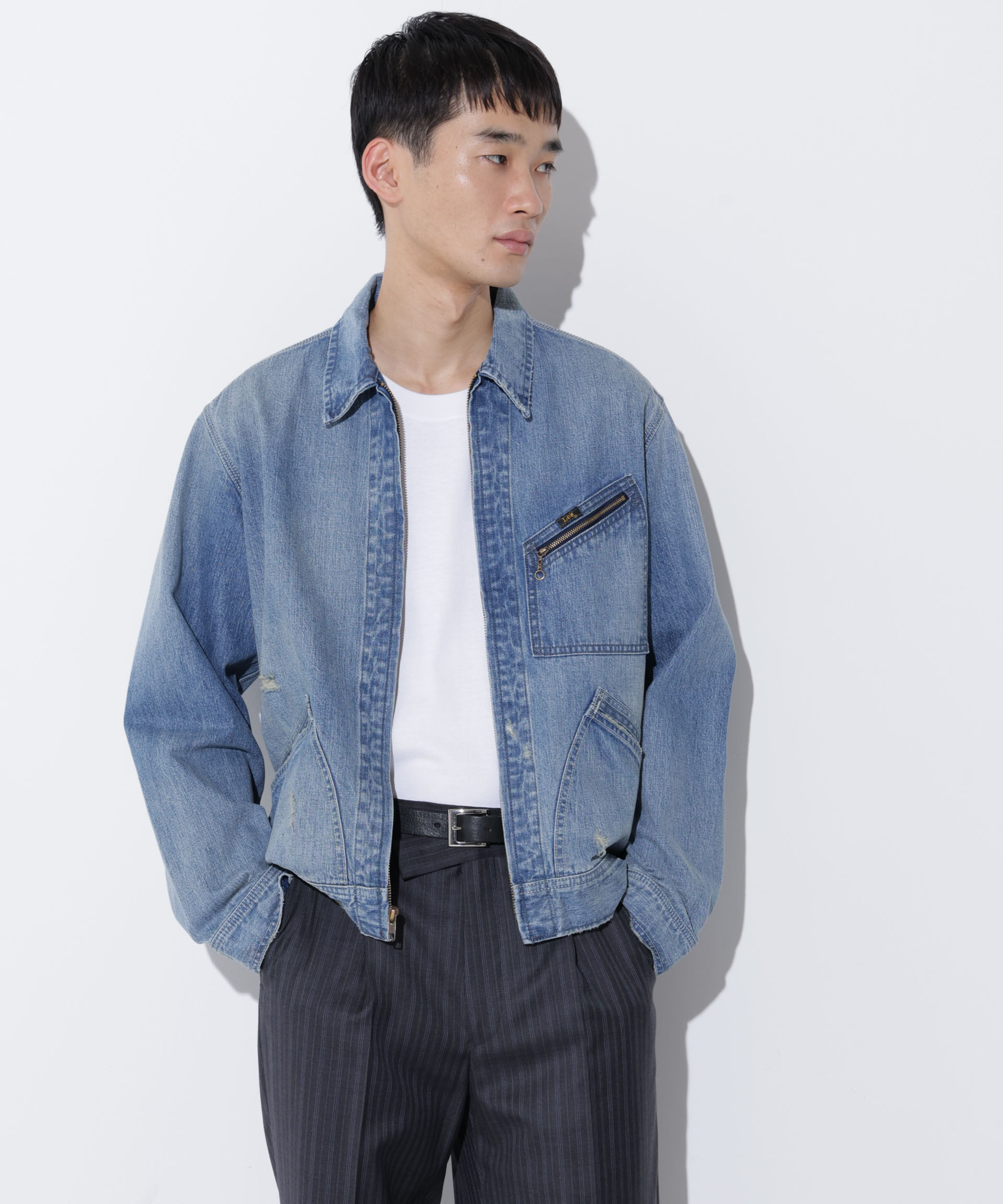 nano･universe「LEE/別注 91B ZIP-UPブルゾン」|ブルゾン・スタジャン|