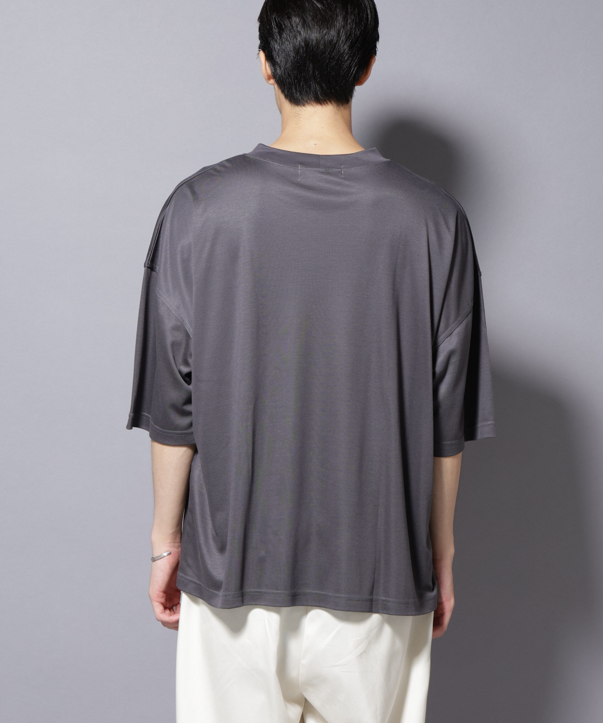 nano･universe「MIYATA&times;NANO JAPAN MADE キュプラ混 Tシャツ」|Tシャツ・カットソー|