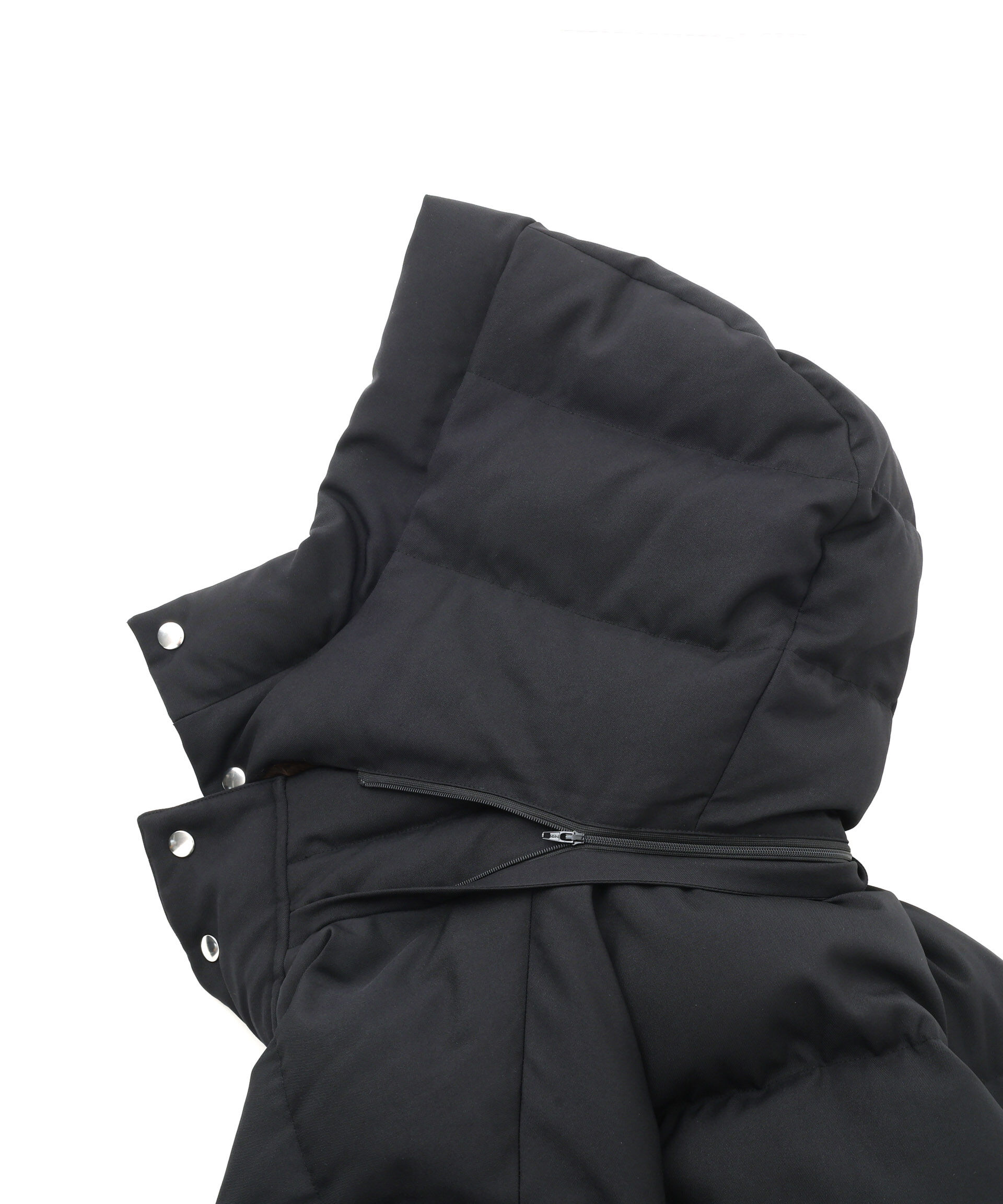 nano･universe「「西川ダウン(R)」フェイクファーカラーサージロングダウン」|ダウン|