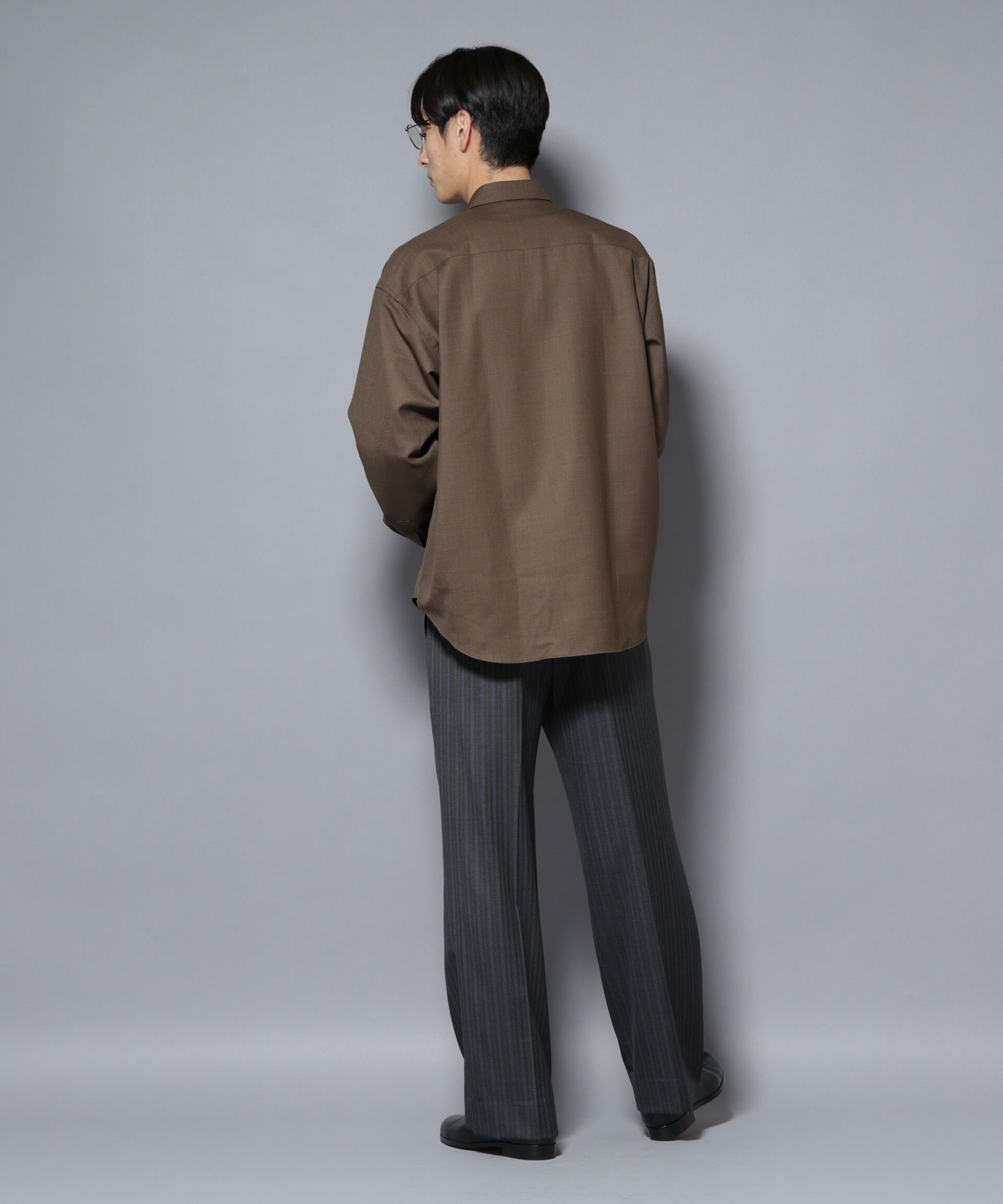 nano･universe「｢Gavante｣ ドライギャバレギュラーカラーシャツ」|シャツ・ブラウス|