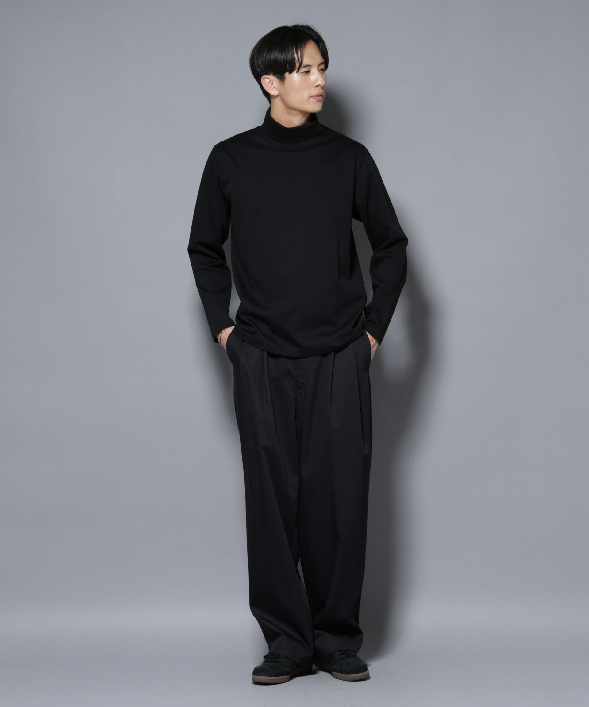 nano･universe「ジャケT(R) プレミアム タートルネック 長袖」|Tシャツ・カットソー|