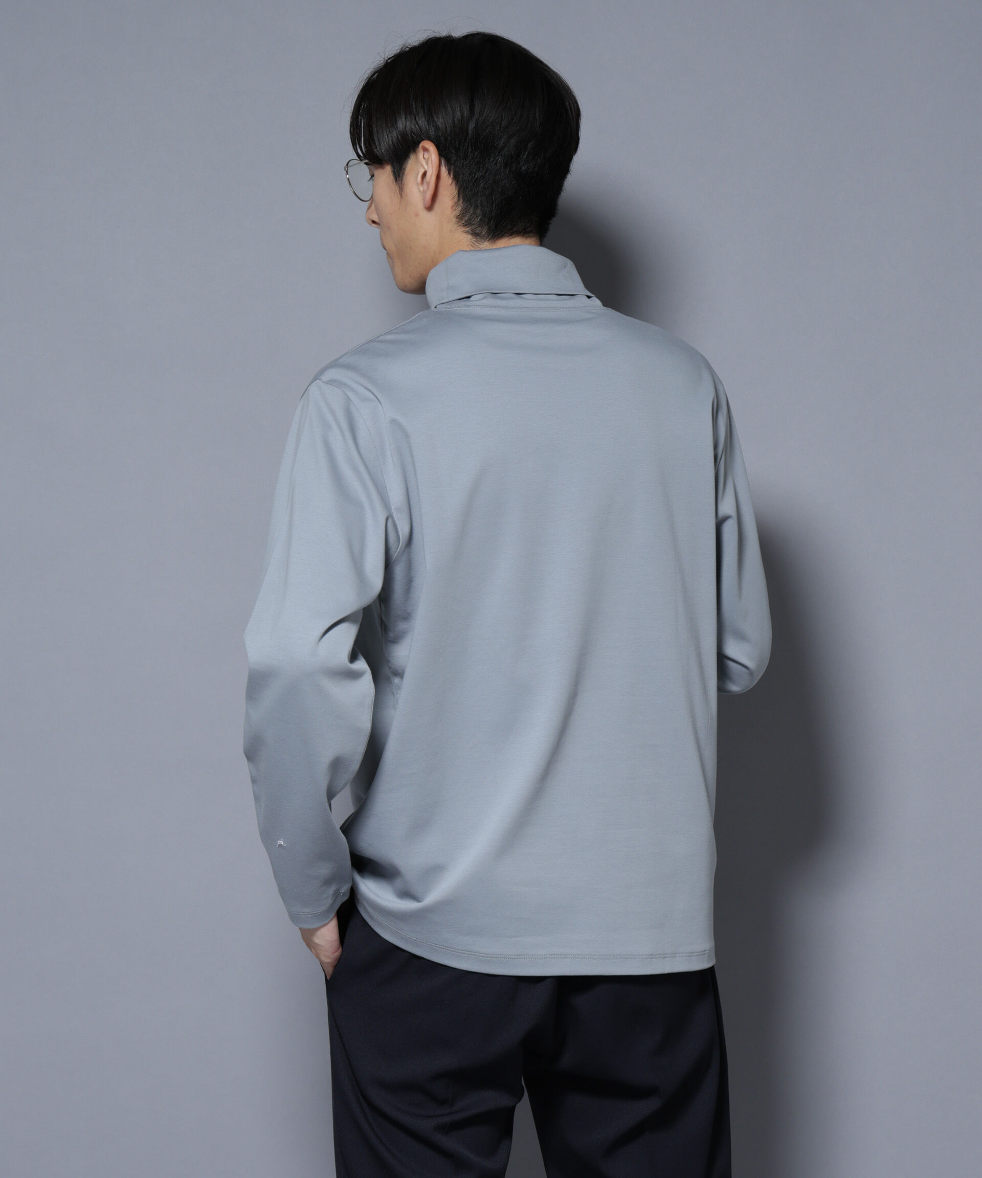 nano･universe「ジャケT(R) プレミアム タートルネック 長袖」|Tシャツ・カットソー|