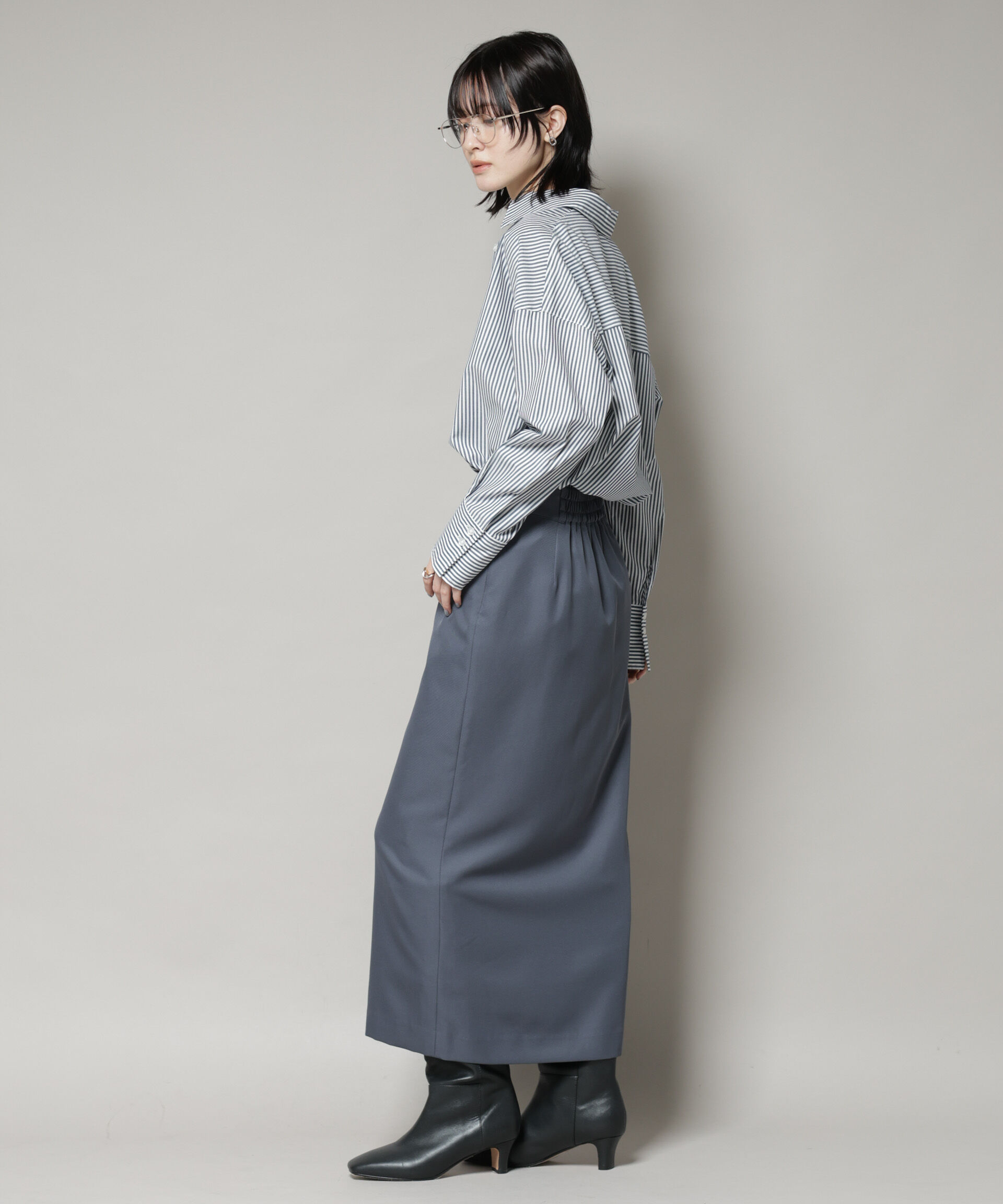 nano･universe「ラップ風スカート」|スカート|