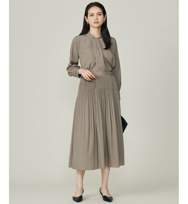 自由区「【セットアップ対応】ライトサテンプリーツ スカート」|スカート|