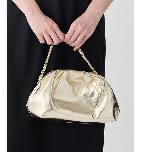 23区「【APPLAUDIR】クラスプ クラッチバッグ」|ショルダー・メッセンジャー|ゴールド系