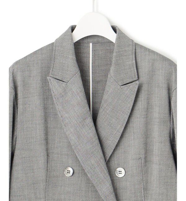 23区「【セットアップ対応】スラブツイードストレッチ ジャケット」|テーラードジャケット|