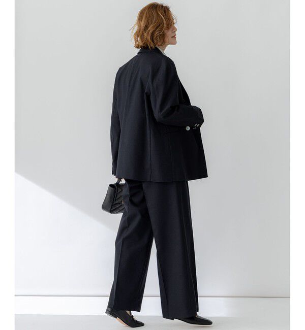 23区「【セットアップ対応】スラブツイードストレッチ ジャケット」|テーラードジャケット|