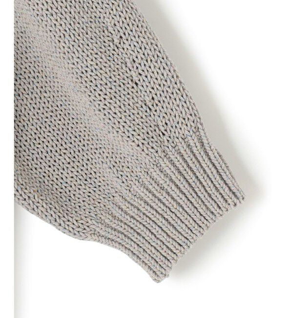 23区「【洗える】ルレックスバルキー5分袖 ラメ ニット」|ニット・セーター|