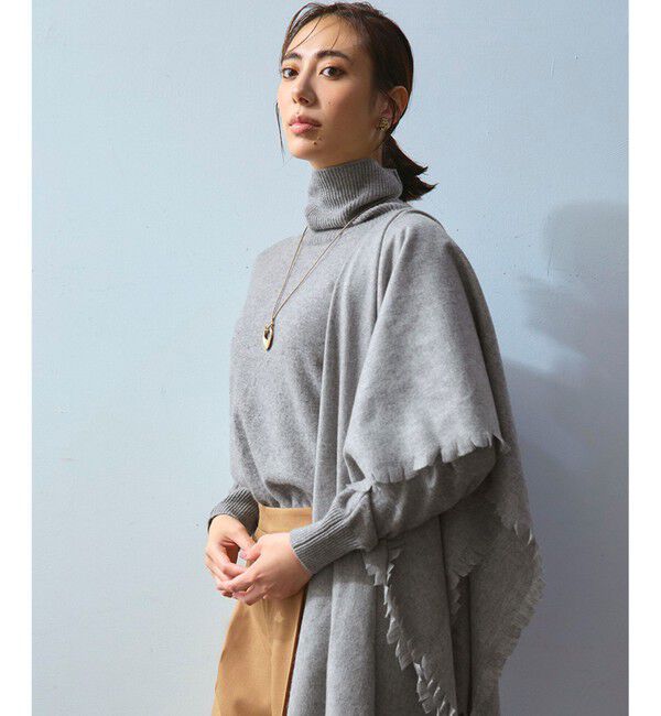 23区「【滝沢眞規子さん着用/BAILA掲載/洗える】ピュアカシミヤ タートルネック ニット」|ニット・セーター|ﾗｲﾄｸﾞﾚ