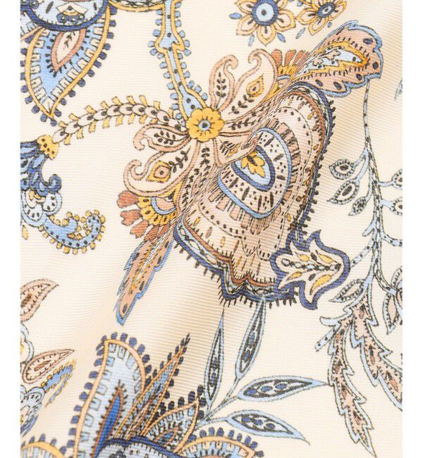 23区「Ericaキャラコ  ペイズリープリント スカーフ」|バンダナ・スカーフ|