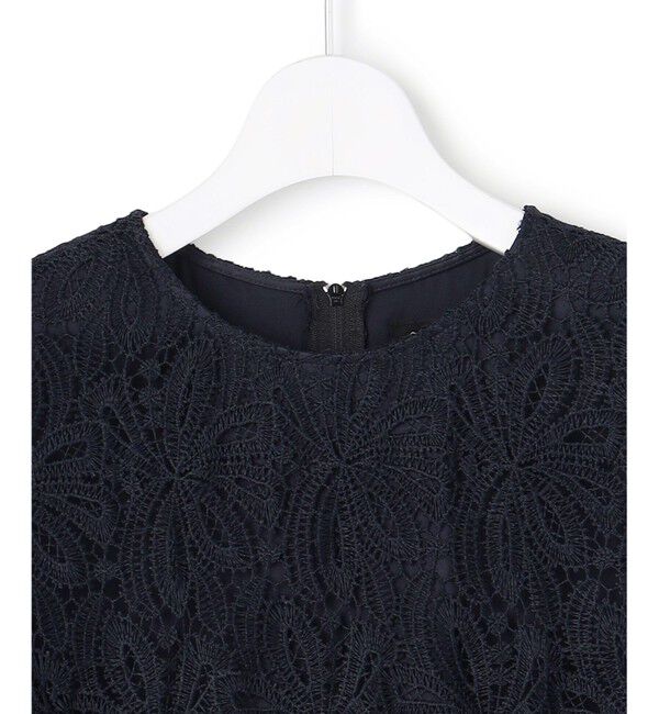 23区「【APPLAUDIR】Brocheリボンブーケレース ドレス」|ドレス|