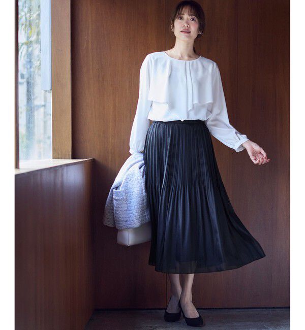 ANY SIS「【洗える】シャイニープリーツ スカート」|スカート|