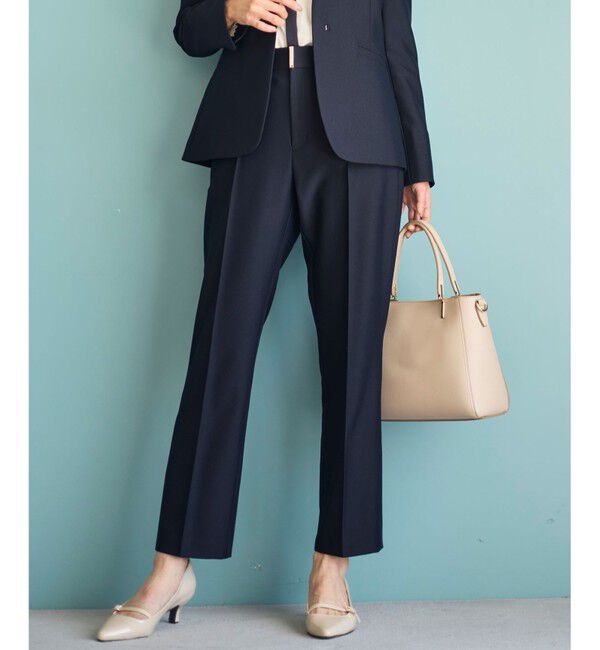 ANY SIS「【洗える】褒めらレディテーパード パンツ」|その他|ネイビー