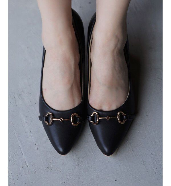 ANY SIS「【22.5～24.5cm】ビット付き パンプス」|パンプス|ブラック