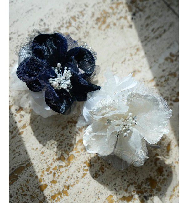 ANY SIS「ツインレース コサージュ」|ブローチ・コサージュ|