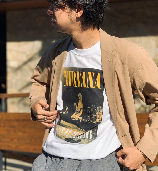 NOLLEY'S goodman「【GOOD ROCK SPEED】別注 NIRVANA / ニルヴァーナ プリントTシャツ 25SS」|Tシャツ・カットソー|