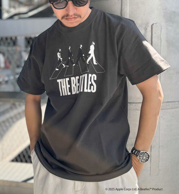 NOLLEY'S goodman「【GOOD ROCK SPEED】別注 THE BEATLES abbey road T 25SS」|Tシャツ・カットソー|ブラック