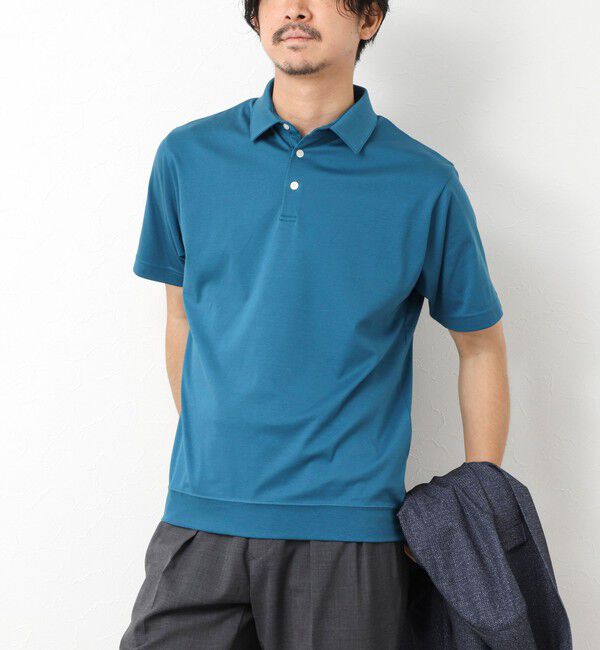 NOLLEY'S goodman「《ビジカジ対応》シルケットスムース ドレスポロ ビズポロ 25SS」|ポロシャツ|