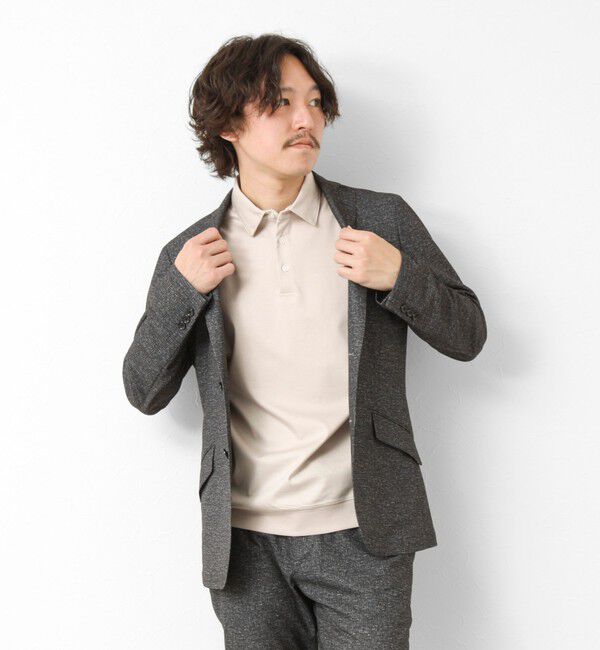 NOLLEY'S goodman「《ビジカジ対応》シルケットスムース ドレスポロ ビズポロ 25SS」|ポロシャツ|