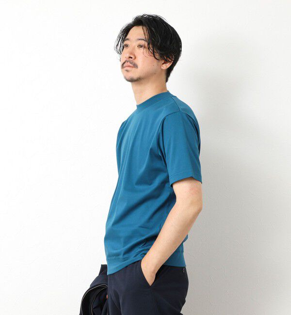 NOLLEY'S goodman「《ビジカジ対応》シルケットスムースドレスTシャツ 25SS」|Tシャツ・カットソー|