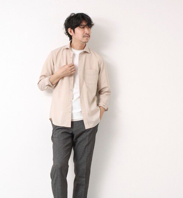 NOLLEY'S goodman「《接触冷感》スーピマコットン ダブルカラーTee 25SS」|Tシャツ・カットソー|