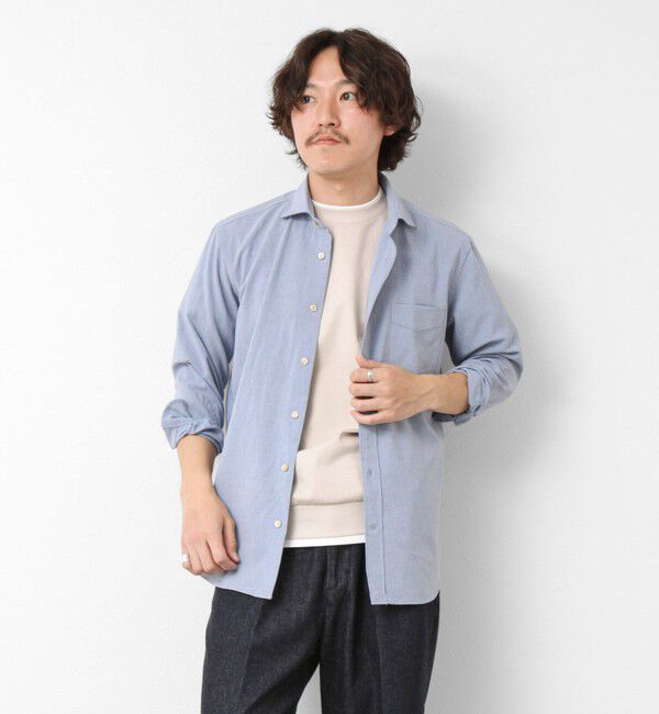 NOLLEY'S goodman「《接触冷感》スーピマコットン ダブルカラーTee 25SS」|Tシャツ・カットソー|