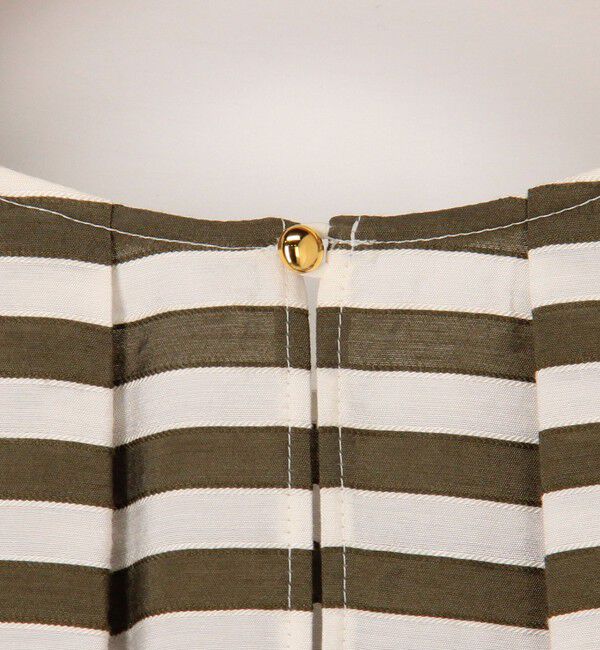 NOLLEY'S「《セットアップ対応》ドビーボーダータックブラウス」|シャツ・ブラウス|