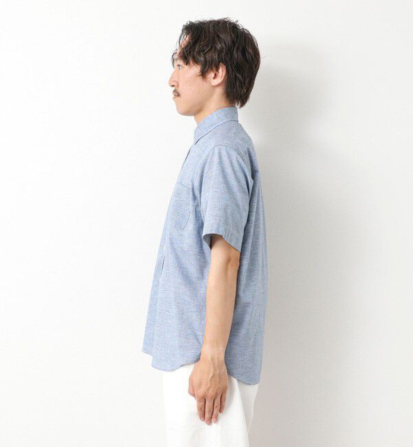 NOLLEY'S goodman「綿麻レギュラーカラー テープシャツ 25SS」|シャツ・ブラウス|